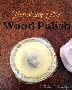 Petroleum-Free Wood Polish