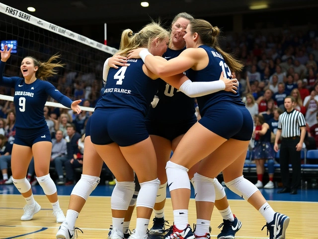 Penn State Women's Volleyball Stages Five-Set Comeback Over Kansas
