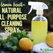 Lemon Basil Natural Cleaning Spray (Borax Free)