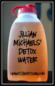 Jillian Michael's Detox Water