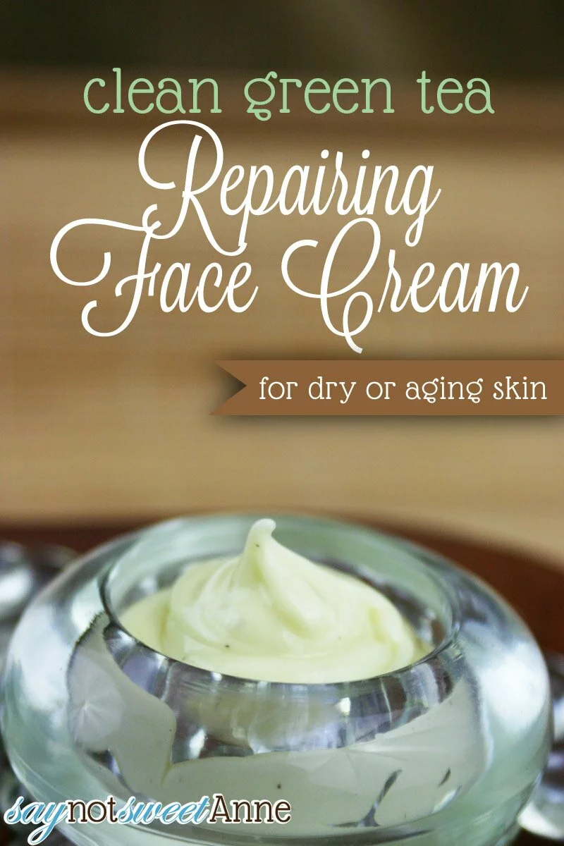 DIY Green Tea Face Cream For Dry And Aging Skin