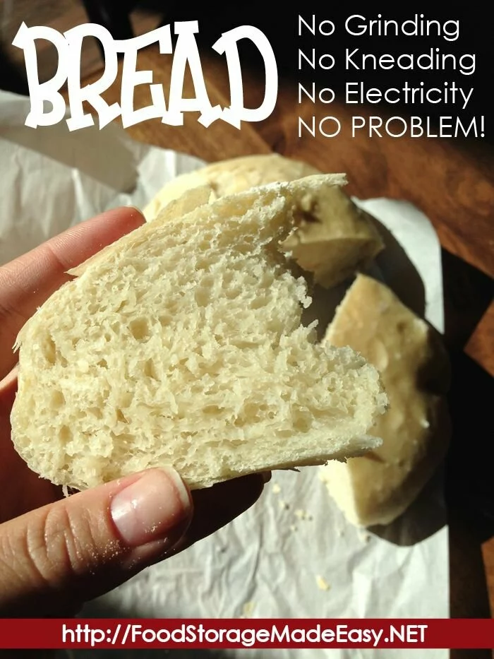 Bread: No Grinding, No Kneading, No Electricity, No Problem!