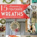 15 Stunning Repurposed Wreaths