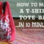 How To Make A No-Sew T-Shirt Tote Bag In 10 Minutes