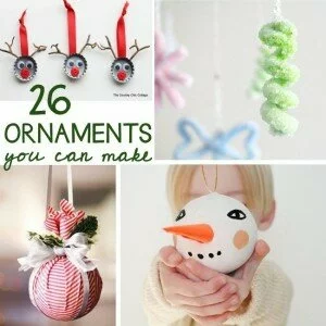 26 Adorable Christmas Ornaments That You Can Make