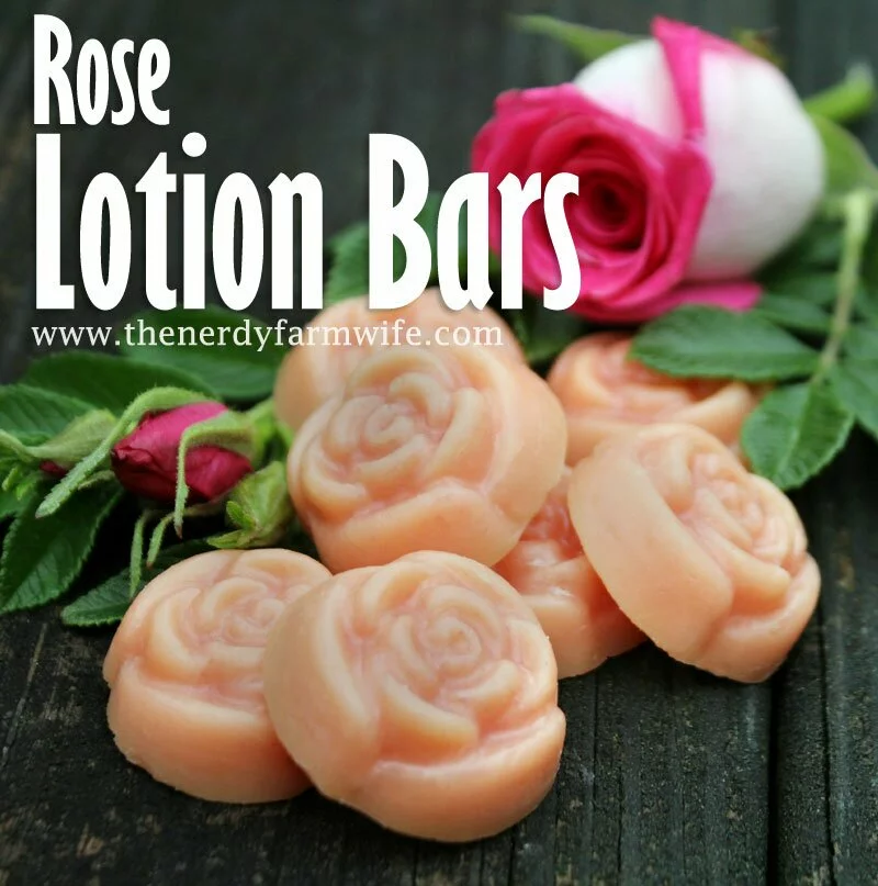 How To Make Rose Lotion Bars