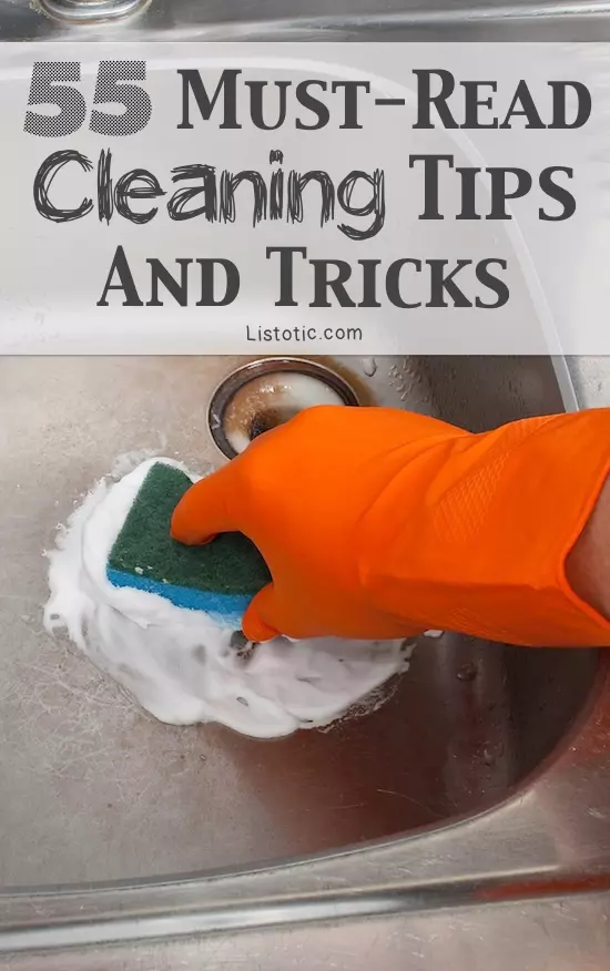 55 Must-Read Cleaning Tips & Tricks